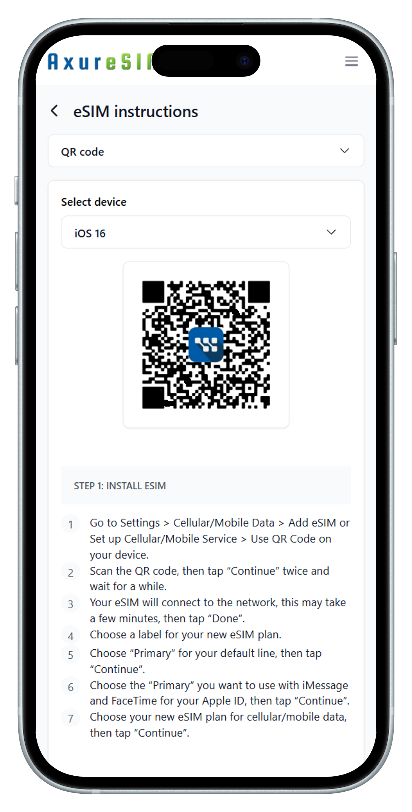 Receive instructions
